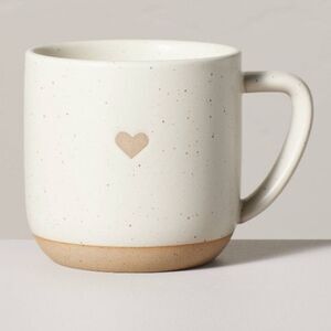 Hearth & Hand Magnolia Stoneware Heart Coffee Mug Cup